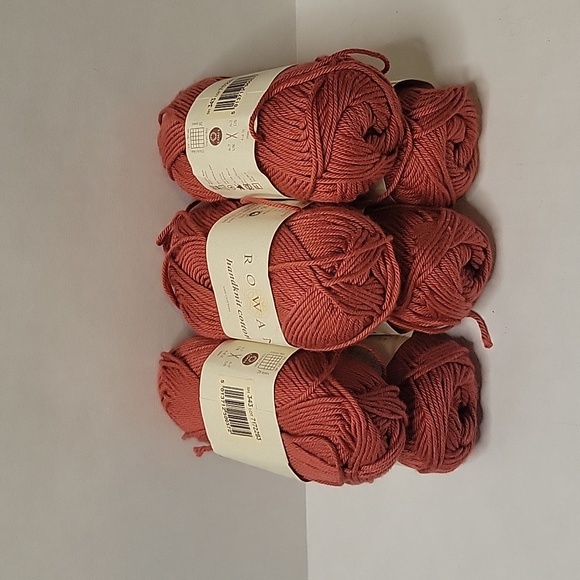 Rowan Other - 6 Skeins Rowan Handknit Cotton Yarn in  Color 343